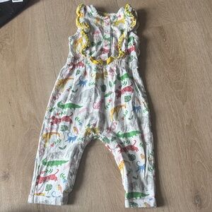 Baby Boden Multicolor Animal Print Jumpsuit